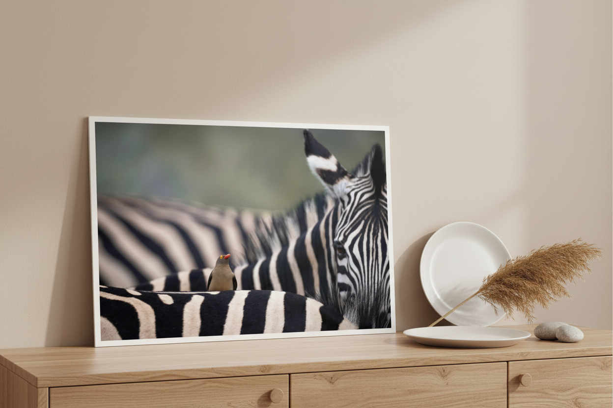 Visuel tableau aluminium paysage - Symétrie sauvage