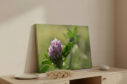 Regard entre les feuilles — Toile premium ambiance