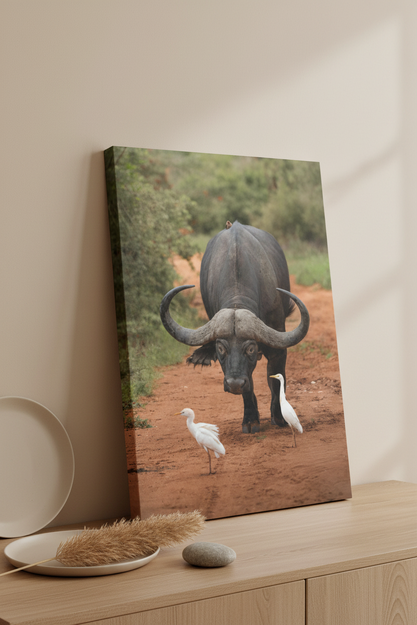 Visuel d'ambiance toile portrait - Puissance tranquille