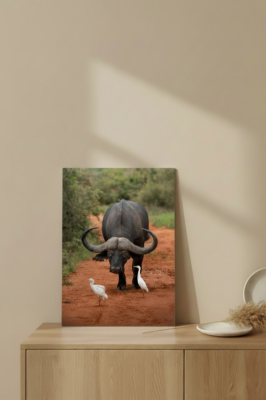 Visuel tableau aluminium portrait sans bord blanc - Puissance tranquille